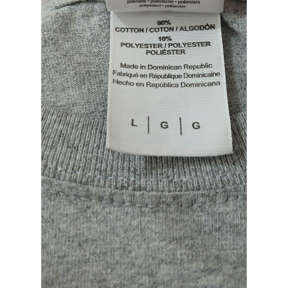 LUCKY LAS VEGAS Men's Gray 4 Leaf Clover Short Sleeve T-Shirt Large Short Sleeve - Picture 5 of 5